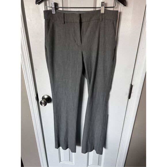 Express gray dress pants Columist barely boot mid rise size 4 - Picture 1 of 4